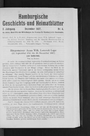 Dezember 1927. Nr. 4