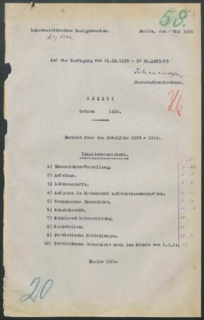 1923/24: Bericht ... - 1923/24