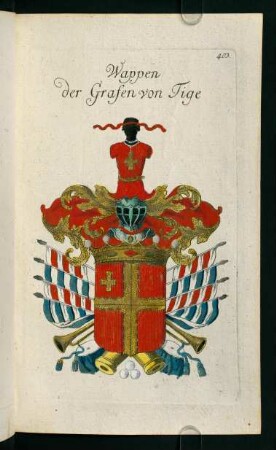 403r-403v, 403. Wappen der Grafen von Tige