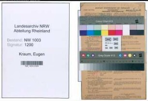 Entnazifizierung Eugen Kraum , geb. 09.01.1900 (Bankangestellter)