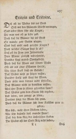 Crispin und Crispine