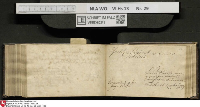Stammbuch des Gottfried Crusius (Cruse) aus Stendal