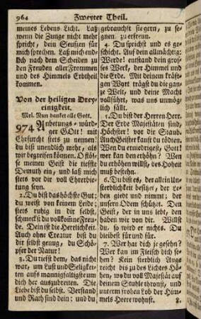 964-968, Von der heiligen Dreyeinigkeit; ... (974 - 978)