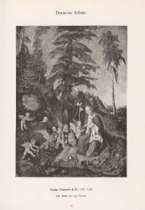 Die Ruhe auf der Flucht