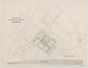 Thiersch, August ; Patras (Griechenland); Griechisch - Orthodoxe Kirche - Lageplan