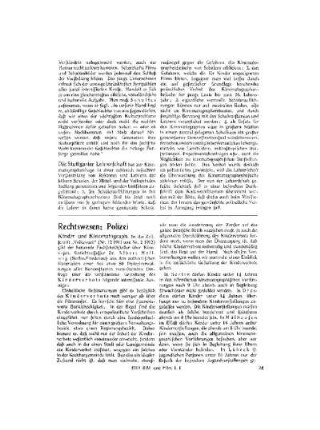 Rechtswesen; Polizei