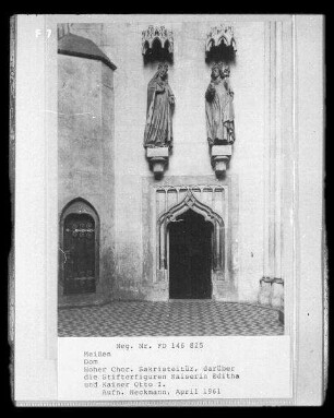 Kaiserin Adelheid und Kaiser Otto I., Marienpforte