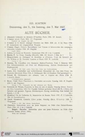 Alte Bücher (Nr. 1-95)