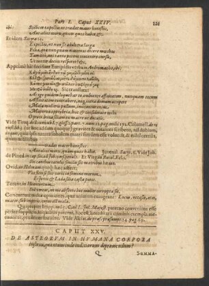 Caput XXV. De Indiciis, De Astrorum In Humana Corpora influxu, quantum inde indiciorum depromendum.