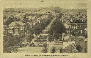 Bonn - Kaiserplatz, Poppelsdorfer Allee und Kreuzberg