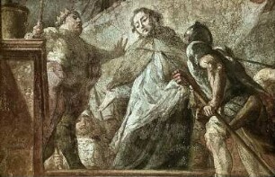 Johann Nepomuk weist den Bestechungsversuch König Wenzels zurück