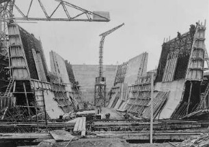 Bau eines Docks, Bremerhaven : Technikgeschichte | Technik und Wirtschaft | Betonbau