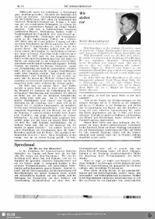 Wir stellen vor : Willi Brunckhorst