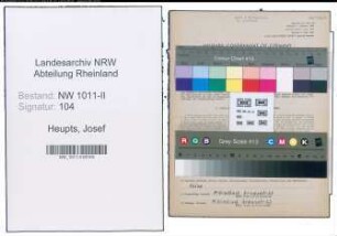 Entnazifizierung Josef Heupts , geb. 30.05.1911 (Schreiner)