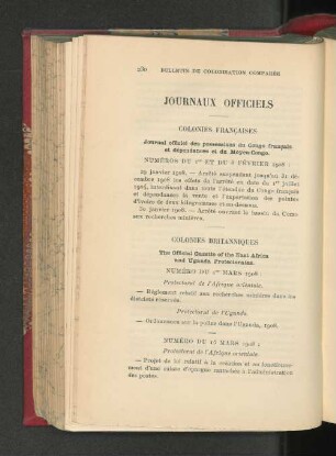 Journaux Officiels