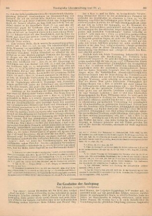 229-234 Zur Geschichte der Auslegung
