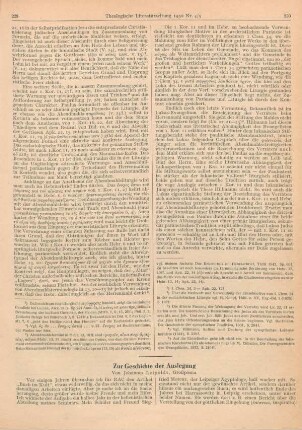 229-234 Zur Geschichte der Auslegung