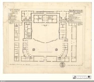 Plan General du 1re Etage de Louisbourg