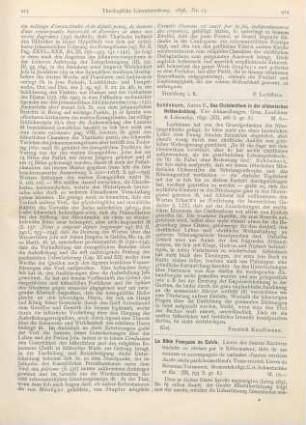 414-415 [Rezension] La Bible Francaise de Calvin. Tom 2: Livres du Nouveau Testament