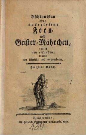 Dschinnistan oder auserlesene Feen- und Geister-Mährchen, 2