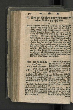 [III. Von den Pflichten und Gesinnungen der wahren Christen gegen sich selbst. - VI. Ueber das Wachsthum und die Beständigkeit ...]
