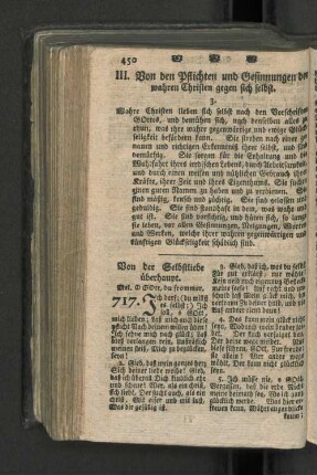 [III. Von den Pflichten und Gesinnungen der wahren Christen gegen sich selbst. - VI. Ueber das Wachsthum und die Beständigkeit ...]