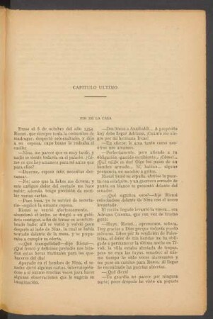 Capítulo último - Fin de la caza