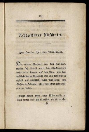 Achtzehnter Abschnitt.
