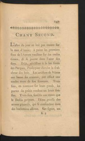 Chant Second.