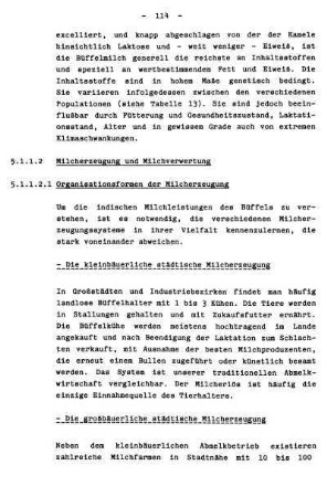 5.1.1.2 Milcherzeugung und Milchverwertung