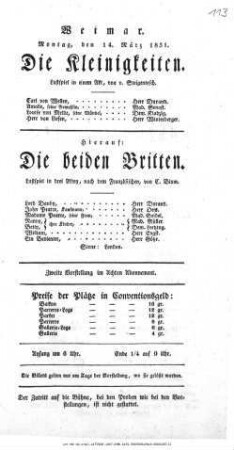 Die Kleinigkeiten