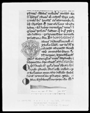 Beneventer Missale — Initiale O (remus), Folio 121 verso