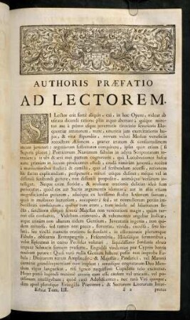 a2r-e2r, Authoris Praefatio Ad Lectorem