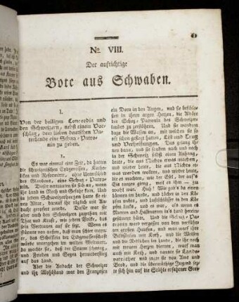 No. VIII. [Den 20ten May 1799.]