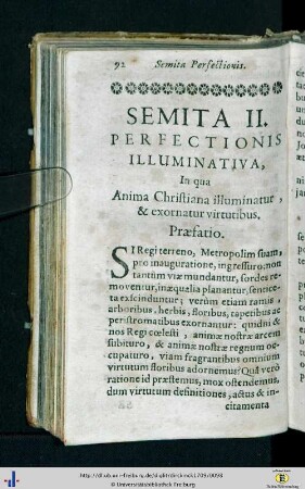 Semita II. Perfectionis Illuminativa