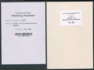 Amt Reineberg - Vogtei Gehlenbeck - Bauerschaft Isenstedt: Unterlagen der Revisionskommission - Band 1