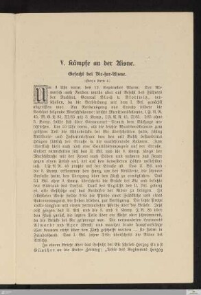 V. Kämpfe an der Aisne