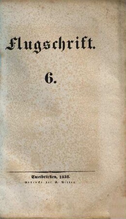 Flugschrift, 6