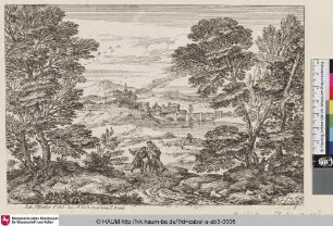 [Landschaft mit der Flucht nach Ägypten; Flight into Egypt; La fuite en Egypte]