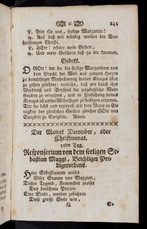 241-248, Der Monat December