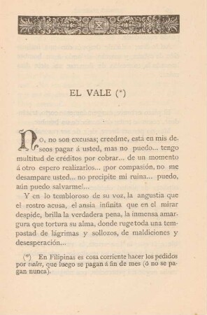 El vale