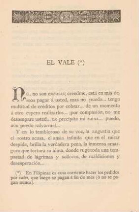 El vale