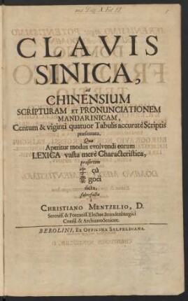 Clavis Sinica