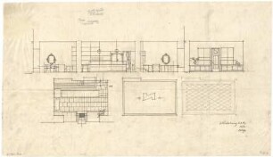 Döllgast, Hans; München; Hindelang Imperial - Grundriss; Wandansichten; Untersichten