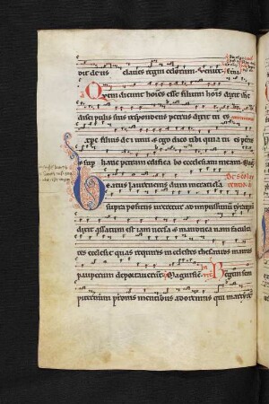 De sancto Laurentio (Schluss fehlt)