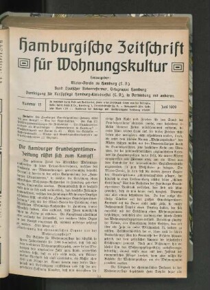 Nummer 15 Juni 1909