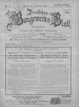 58. Jahrgang. Nr. 4.