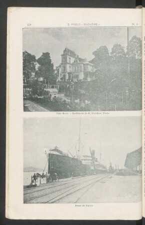 [Fotogravura da] Villa Marie - Residência da D. Veridiana Prado