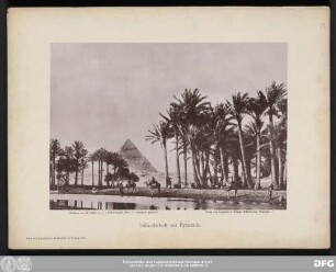 Nillandschaft mit Pyramide.