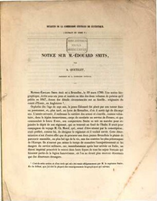 Notice sur M.-Édouard Smits